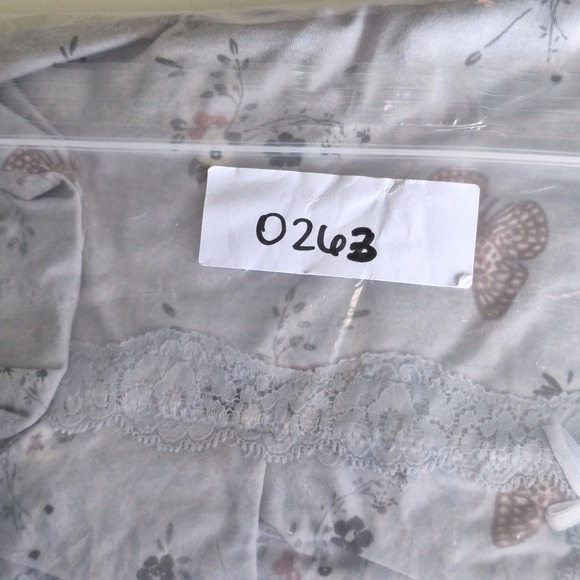 Womens Top Large Babydoll Y2K Butterfly Coquette Fairy Feminine Floral Lace Cami - Picture 8 of 8